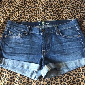 7 for all mankind shorts